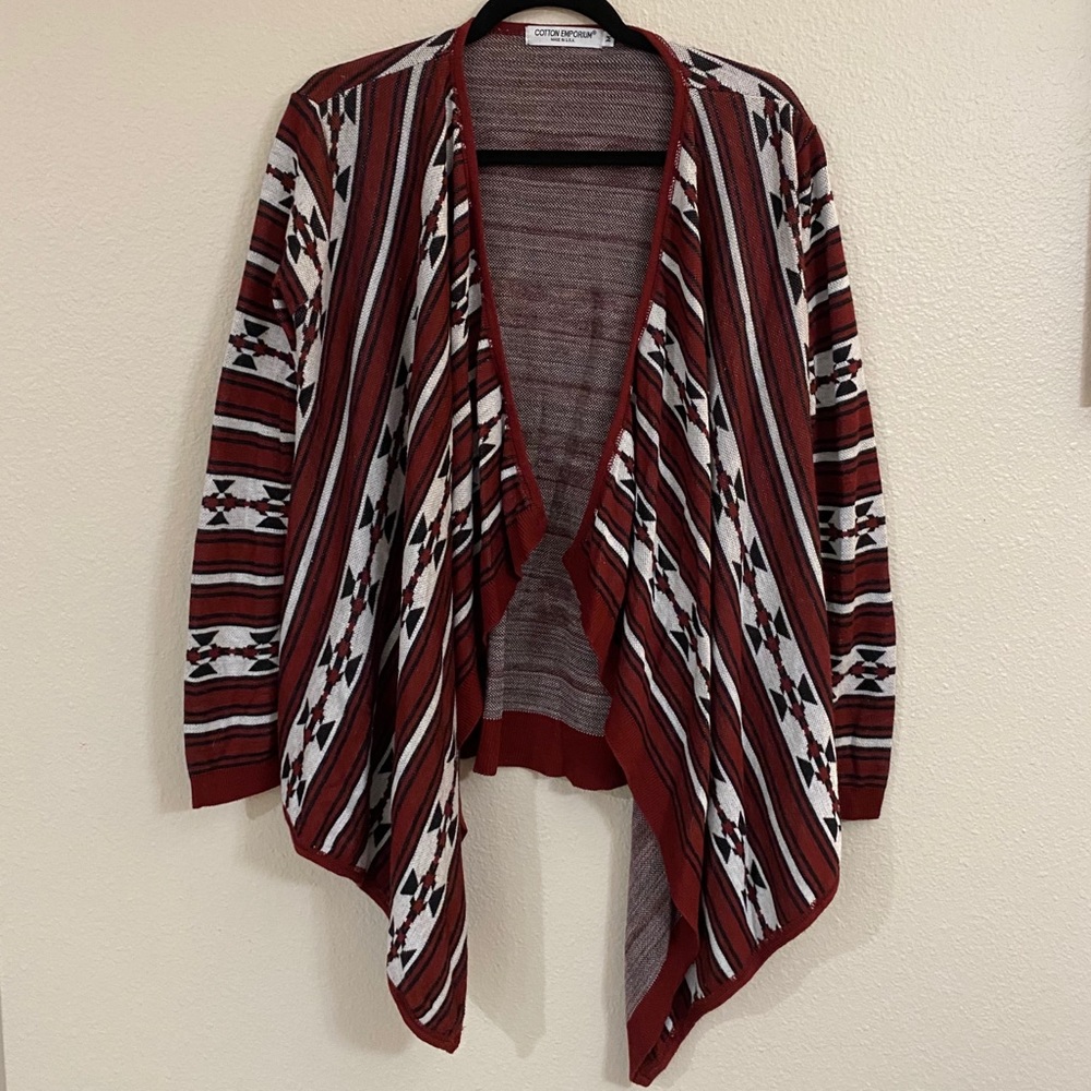 Tribal Cardigan Sweater